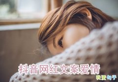 抖音网红文案爱情 抖音走心爱情简短文案